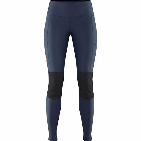 Fjällräven Women Abisko Trekking Tights Navy PH11797 Philippines